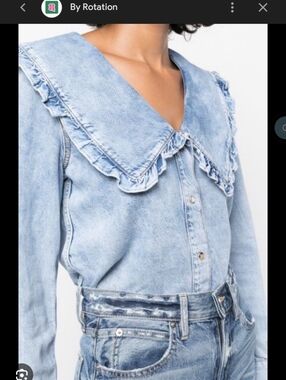 GANNI Denim Shirt